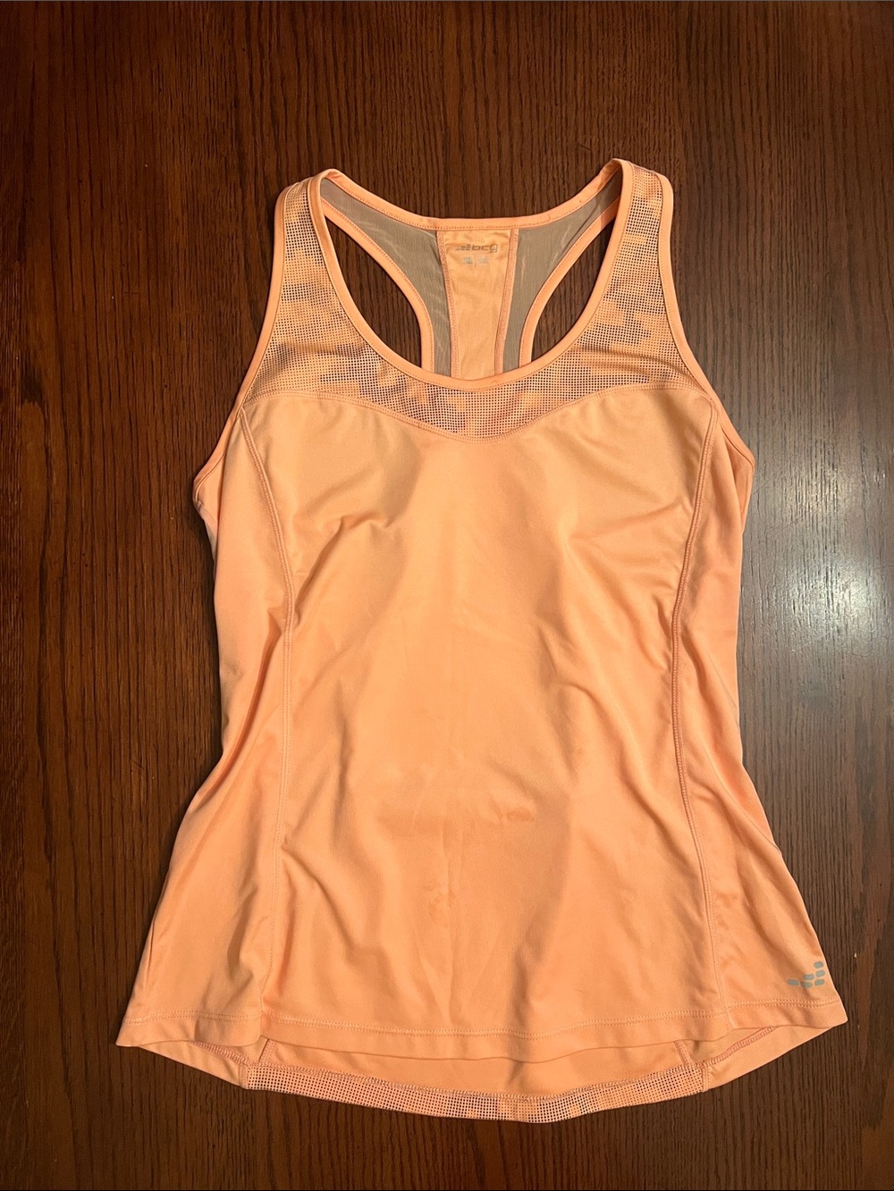 Peachy Coral Racerback Tank Top
